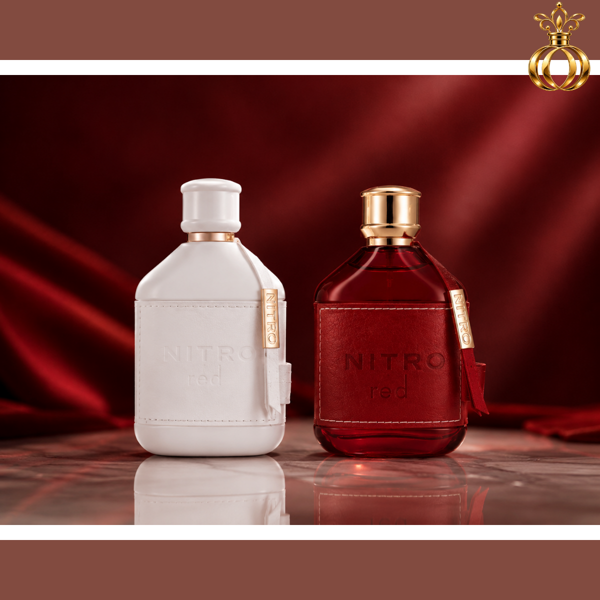 Dumont Nitro Red & White 2-Piece Eau de Parfum Set for Men,