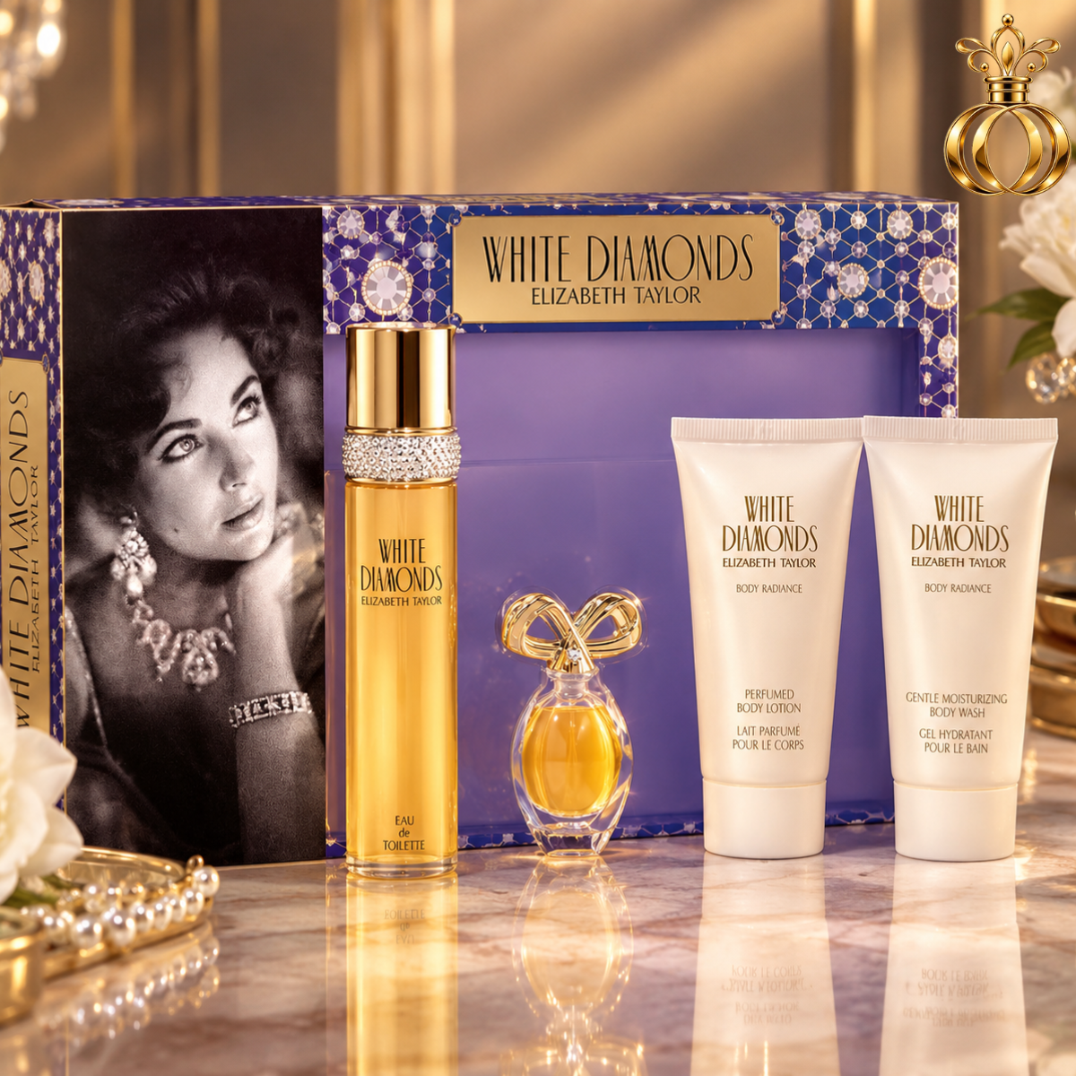 Elizabeth Taylor White Diamonds Gift Set 
