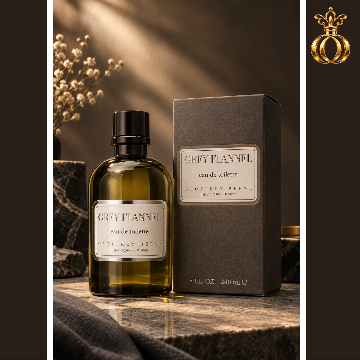 Geoffrey Beene Grey Flannel Eau de Toilette for Men 8 Oz / 237 ml