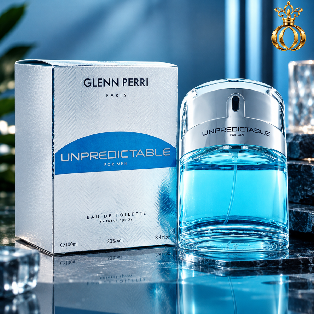 Glenn Perri Unpredictable Eau de Toilette Spray for Men 3.4 Oz 