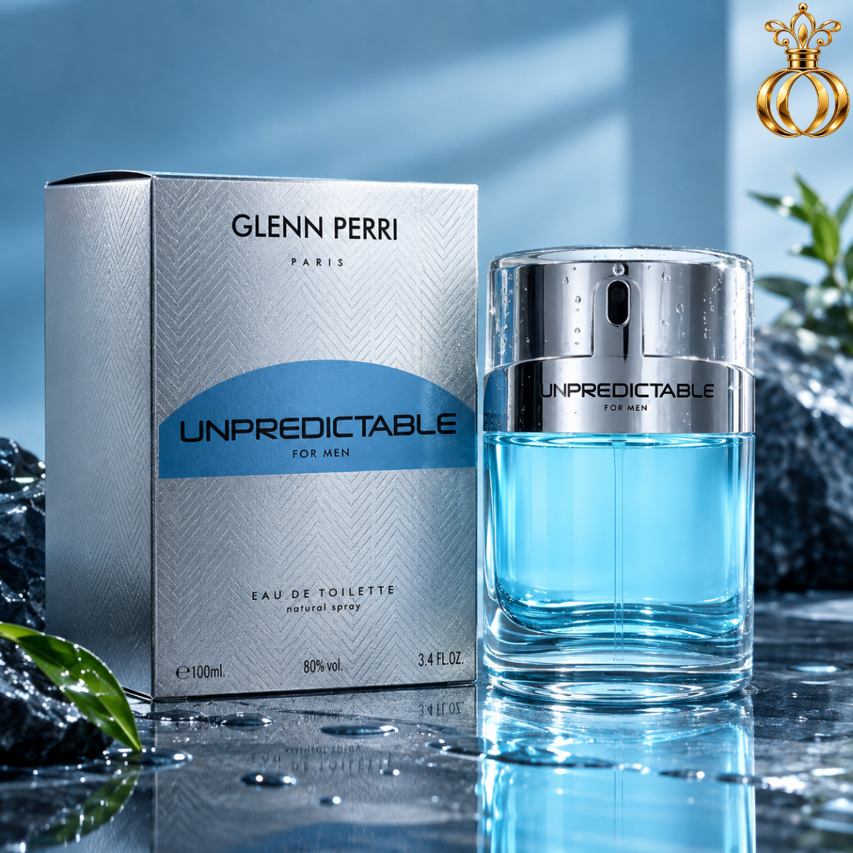Glenn Perri Unpredictable Eau de Toilette Spray for Men 3.4 Oz / 100 ml