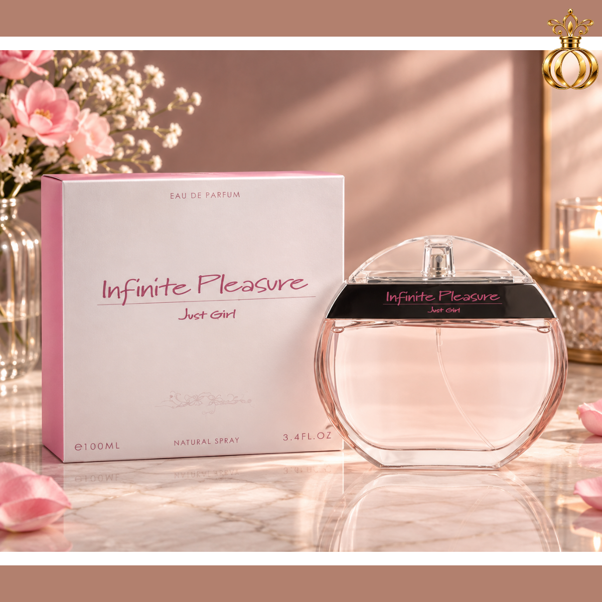 Infinite Pleasure Just Girl by Estelle Vendome Eau de Parfum Spray for Women 