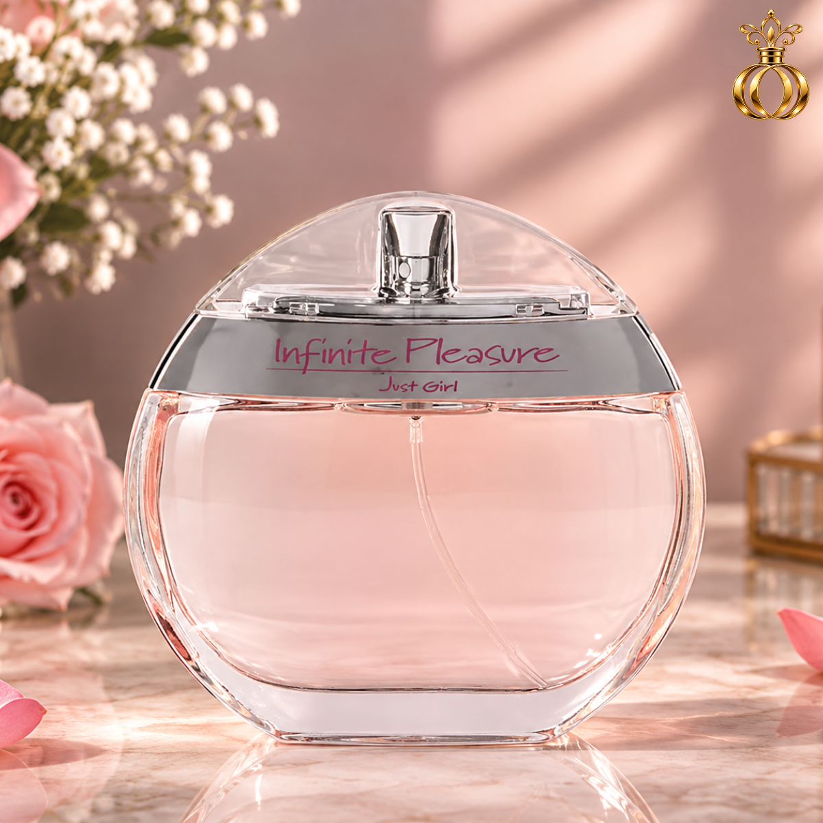 Infinite Pleasure Just Girl by Estelle Vendome Eau de Parfum Spray for Women 3.4 Oz 