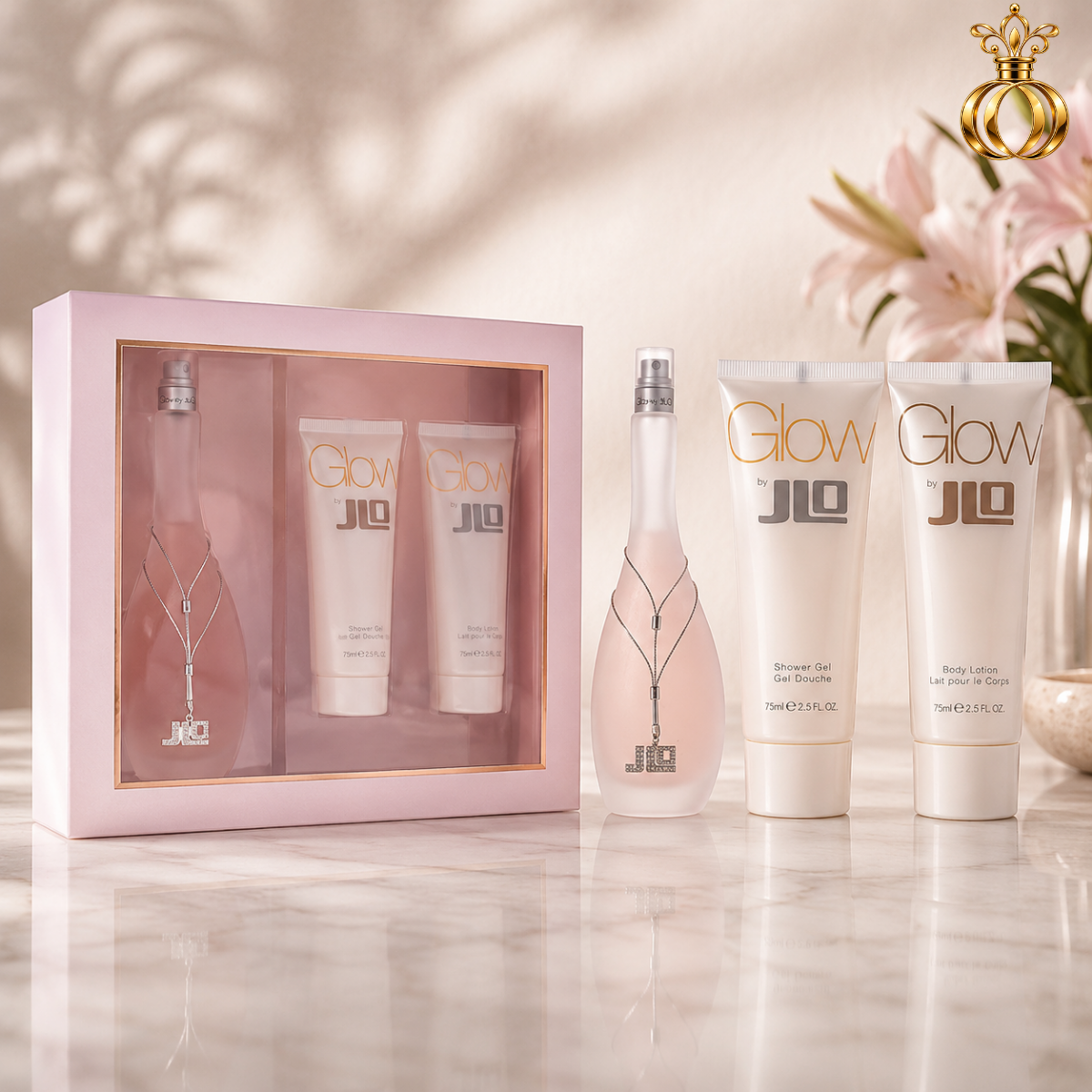 Jennifer Lopez Glow 3-piece fragrance gift set for women