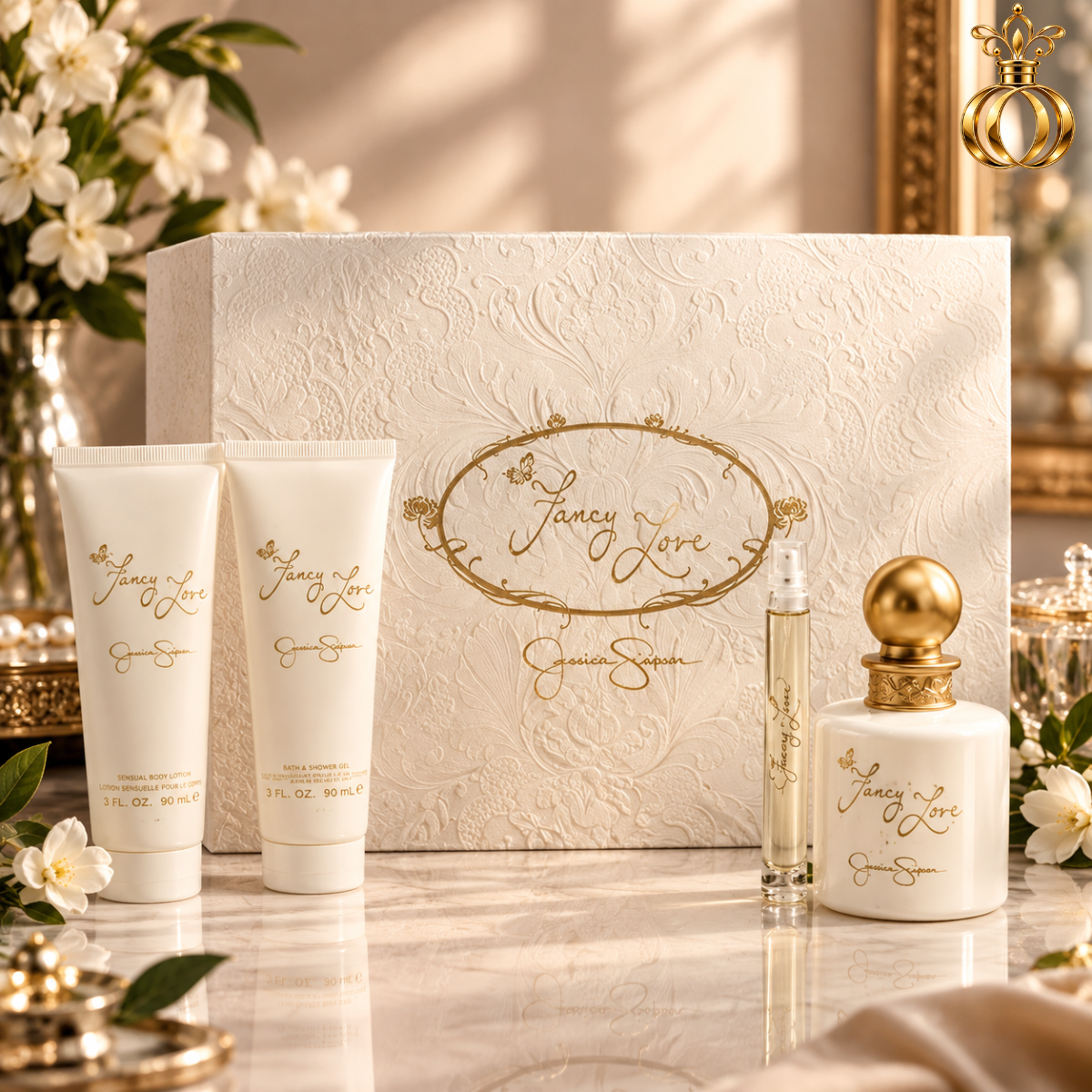 Jessica Simpson Fancy Love 4-Piece Gift Set for Women