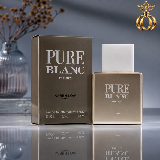 Karen Low Pure Blanc Eau de Toilette Spray for Men 3.4 Oz  100 ml