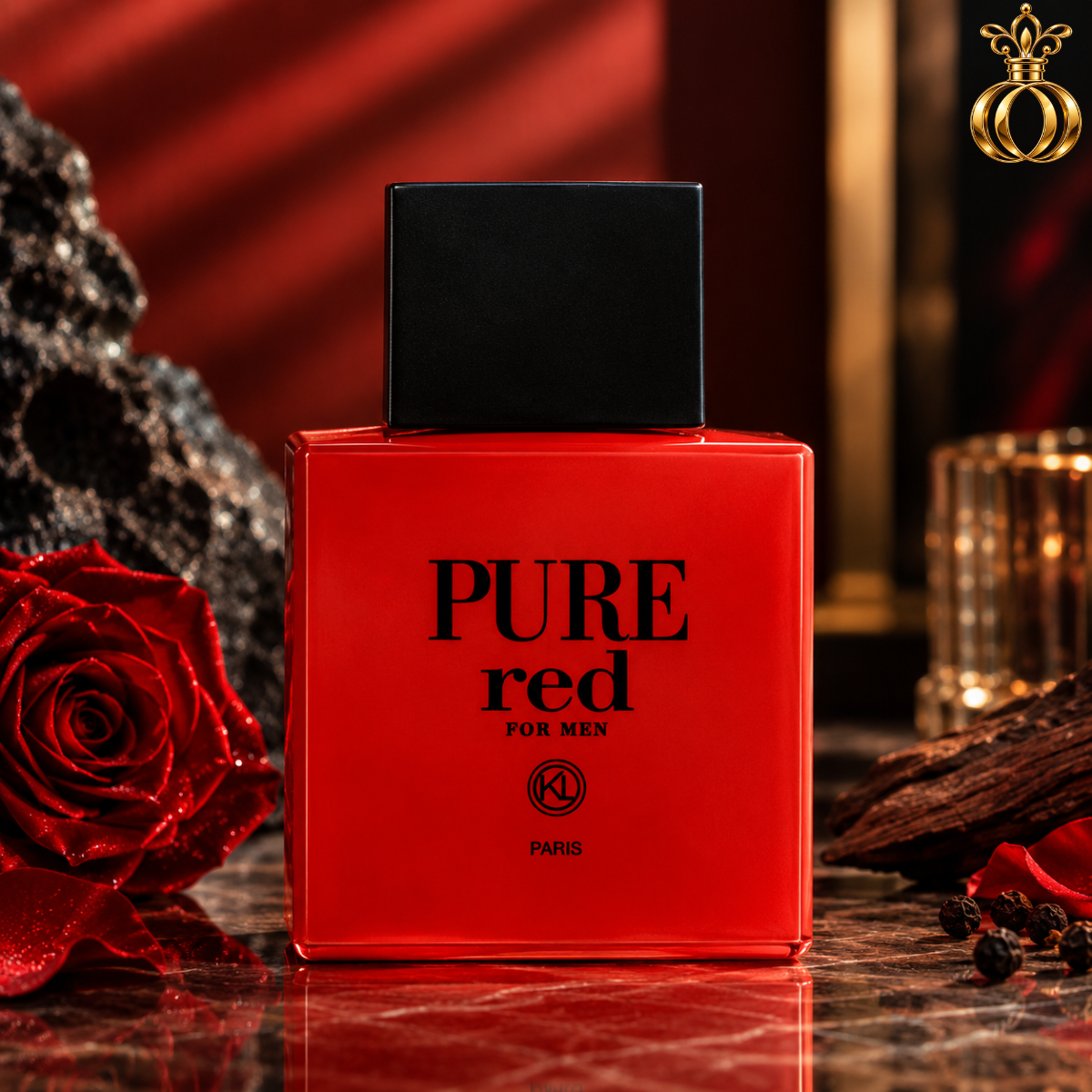 Karen Low Pure Red Eau de Toilette Spray for Men 3.4 Oz 