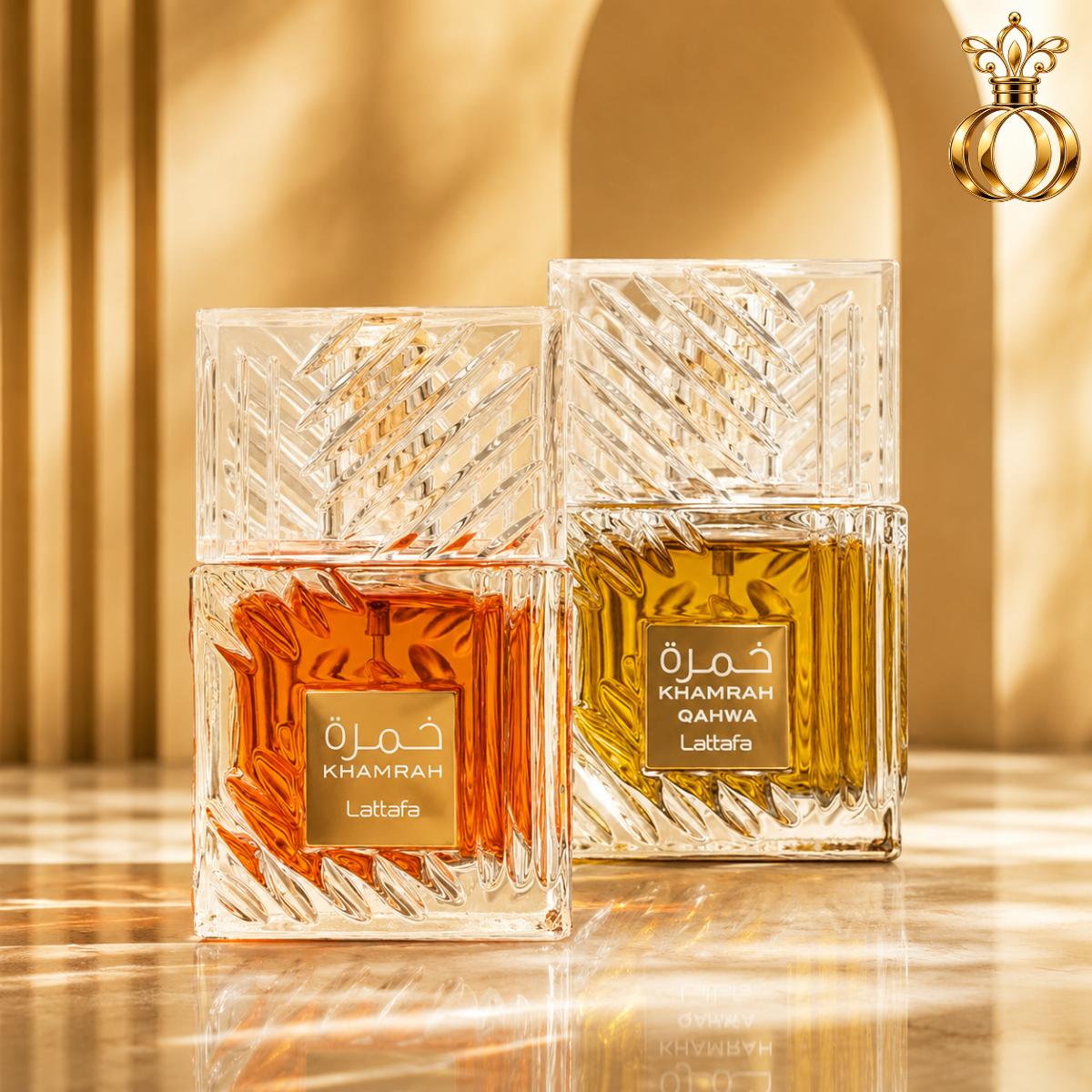 Khamrah Qahwa 2 piece perfume set
