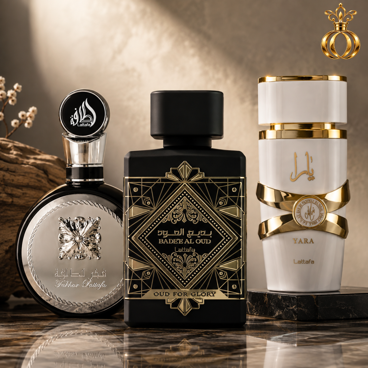 Lattafa 3 piece perfume gift set
