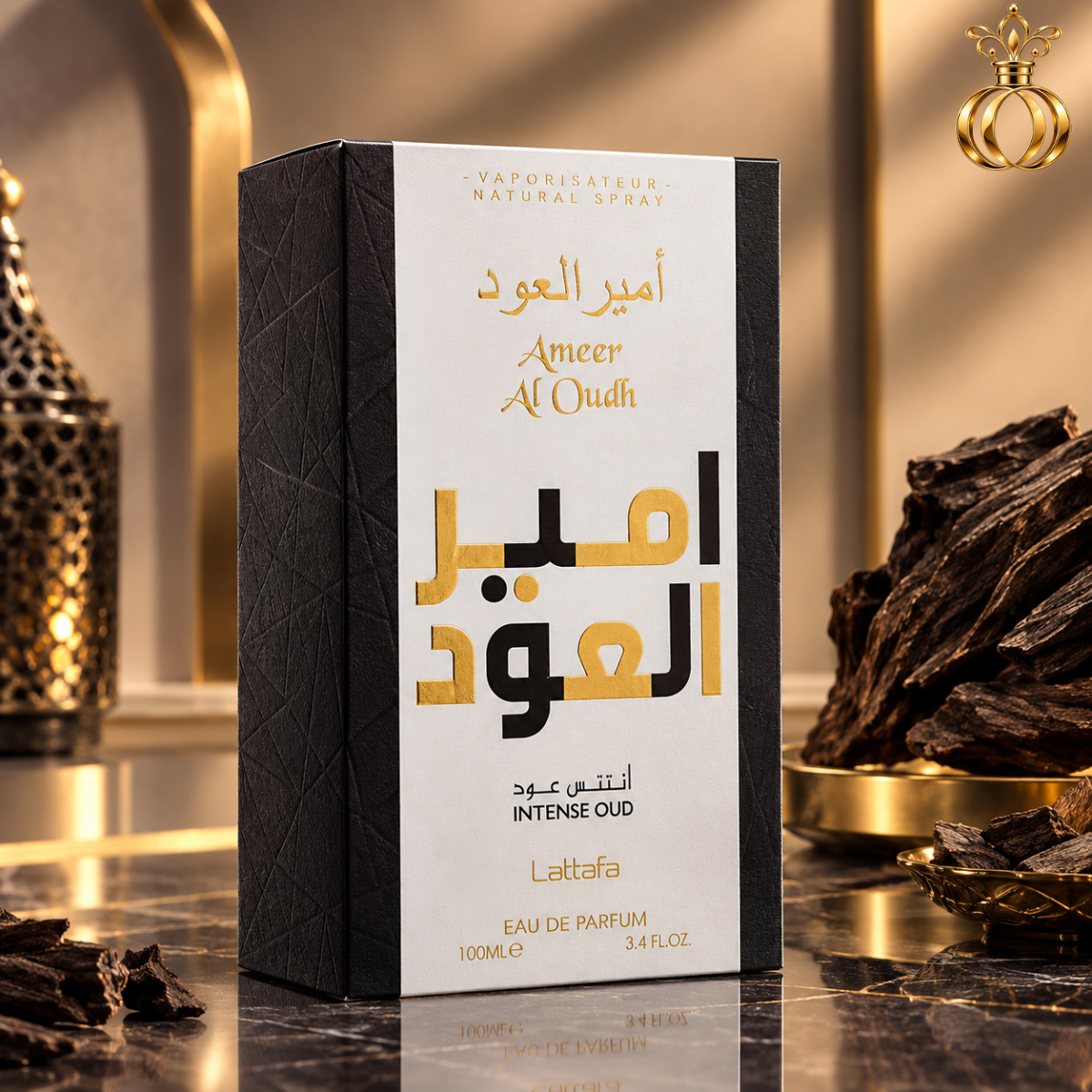 Lattafa Ameer Al Oud Intense Oud Eau de Parfum Spray 