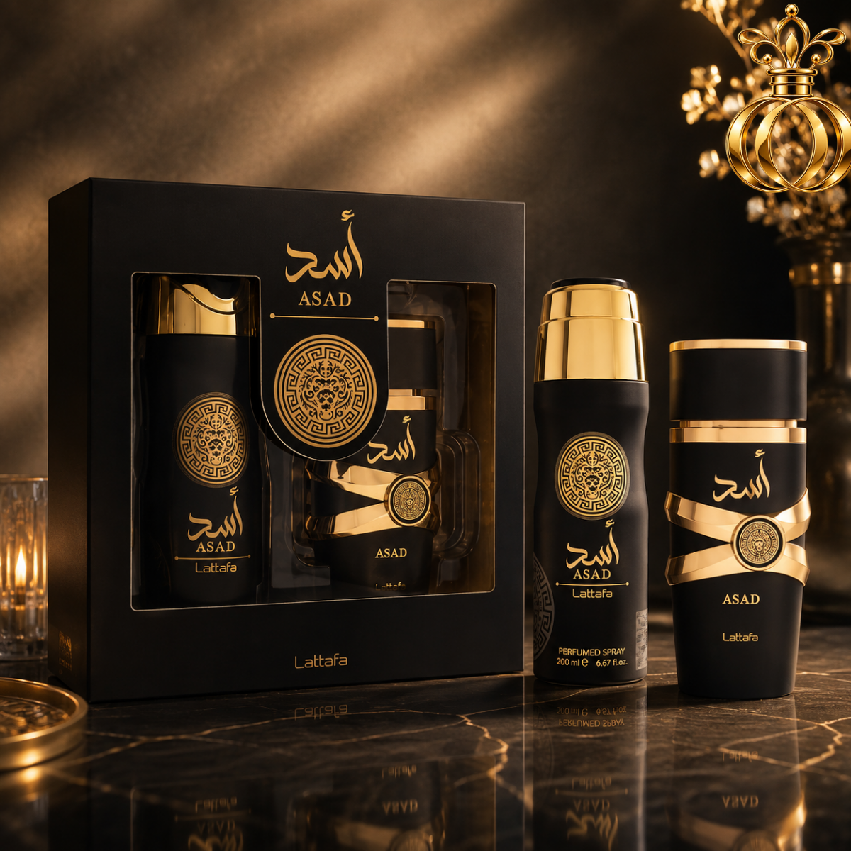 Lattafa Asad 2 piece gift set