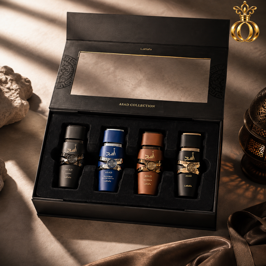 Lattafa Asad 4 piece gift set for men
