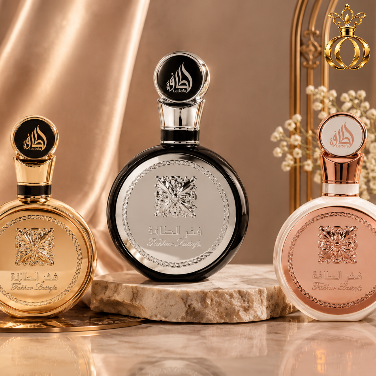 Lattafa Fakhar 3 x 100ml perfume collection