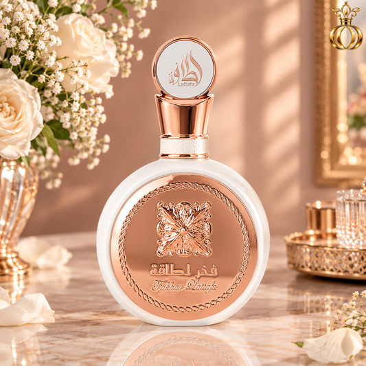 Lattafa Fakhar Eau de Parfum Spray for Women 3.4 Oz  100 ml