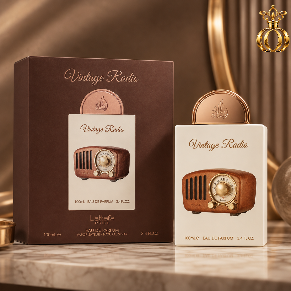 Lattafa Pride Vintage Radio Eau de Parfum 3.4 oz