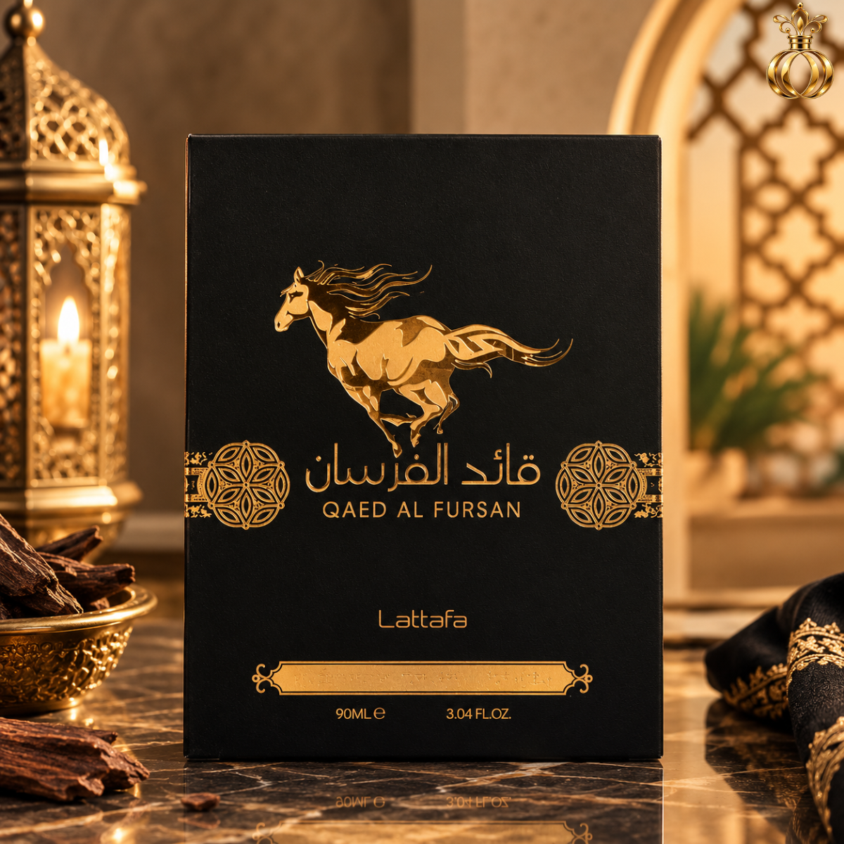 Lattafa Qaed Al Fursan Eau de Parfum Spray 