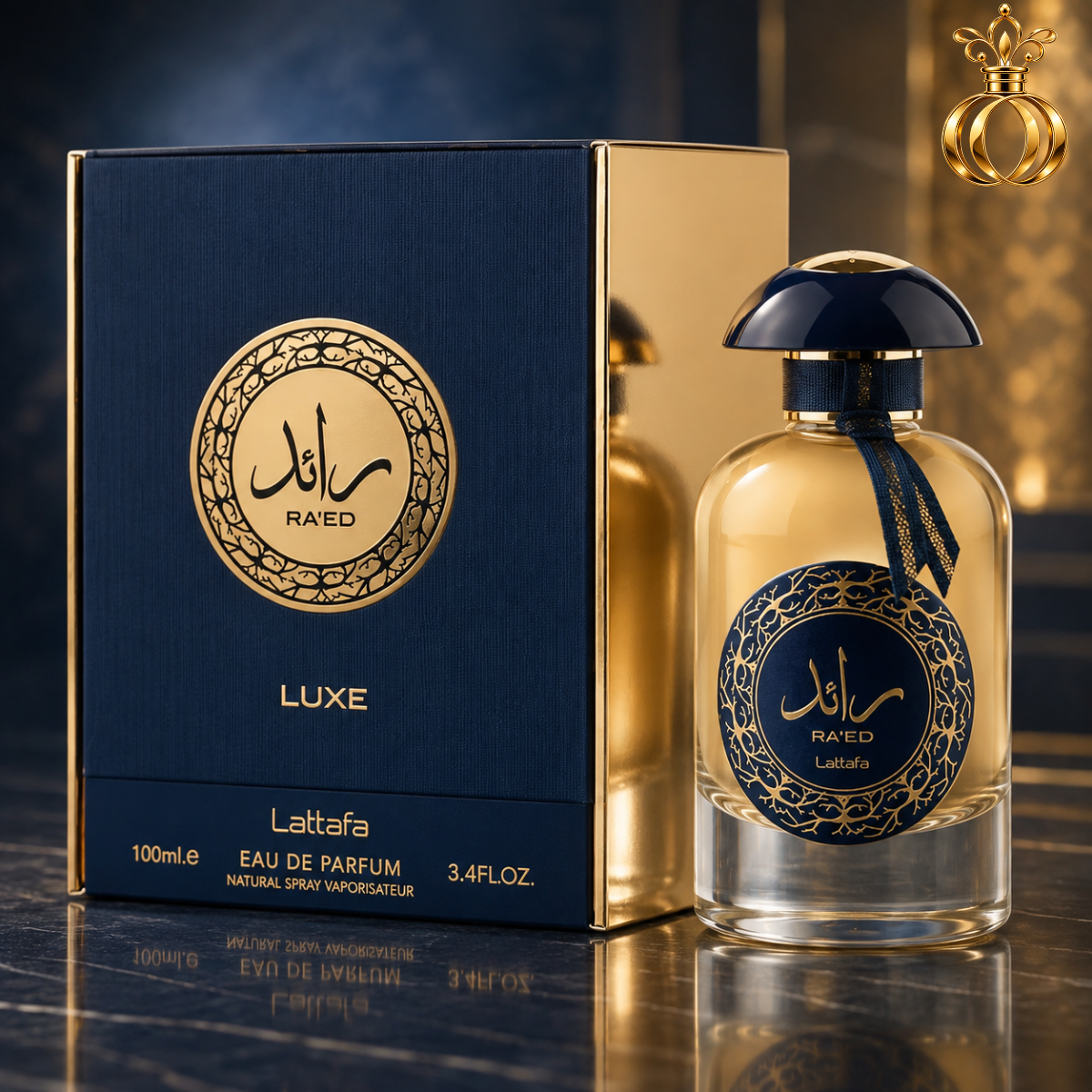 Lattafa Ra'ed Gold Luxe men's perfume 3.4 oz