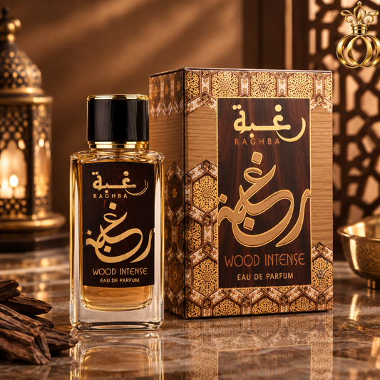 Lattafa Raghba Wood Intense Eau de Parfum Spray 3.4 Oz  100 ml