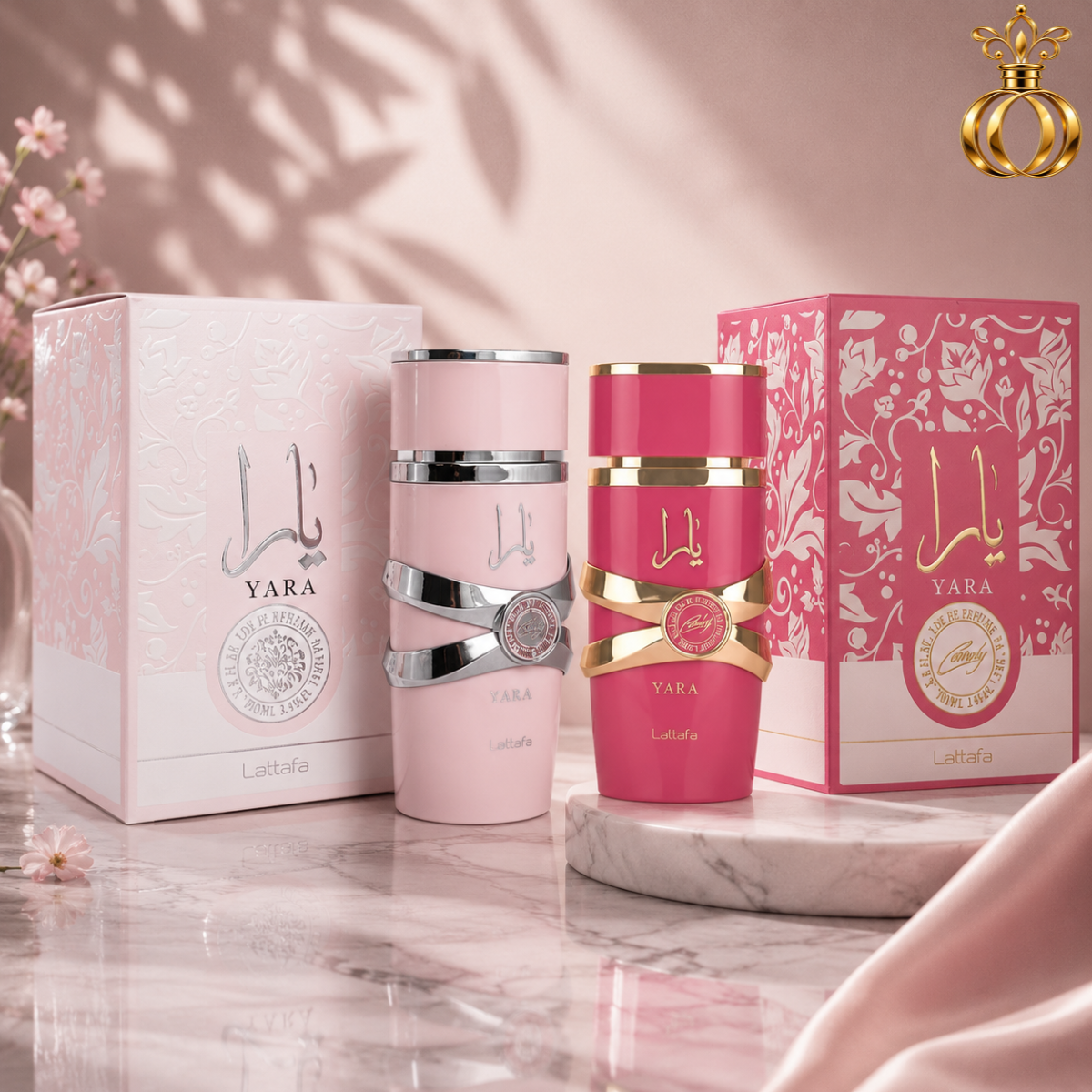 Lattafa Yara 2 piece fragrance set for women