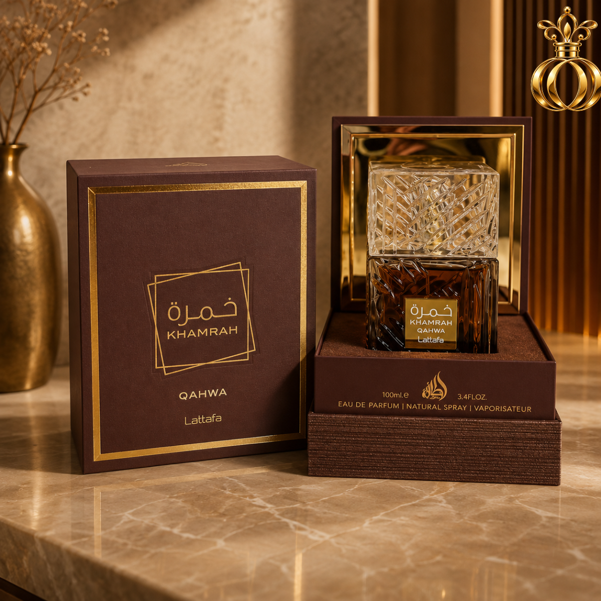 Lattafa three piece fragrance gift set
