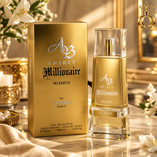 Lomani AB Spirit Millionaire Eau de Toilette Spray for Men 3.3 Oz  100 ml