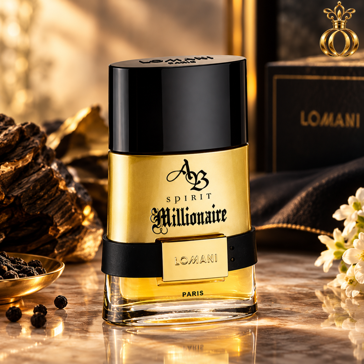 Lomani AB Spirit Millionaire Eau de Toilette Spray for Men – 3.3 Oz  