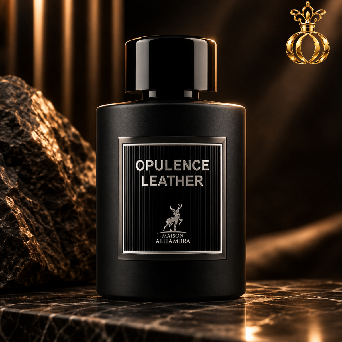 Maison Alhambra Amber & Leather for Men EDP 3.4 Oz