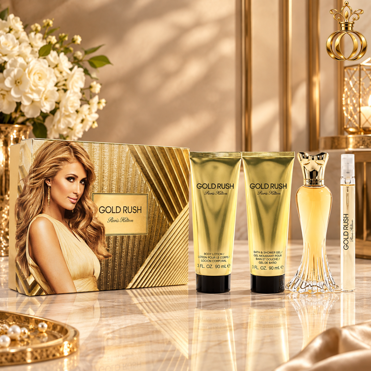 Paris Hilton Gold Rush 4-Piece 