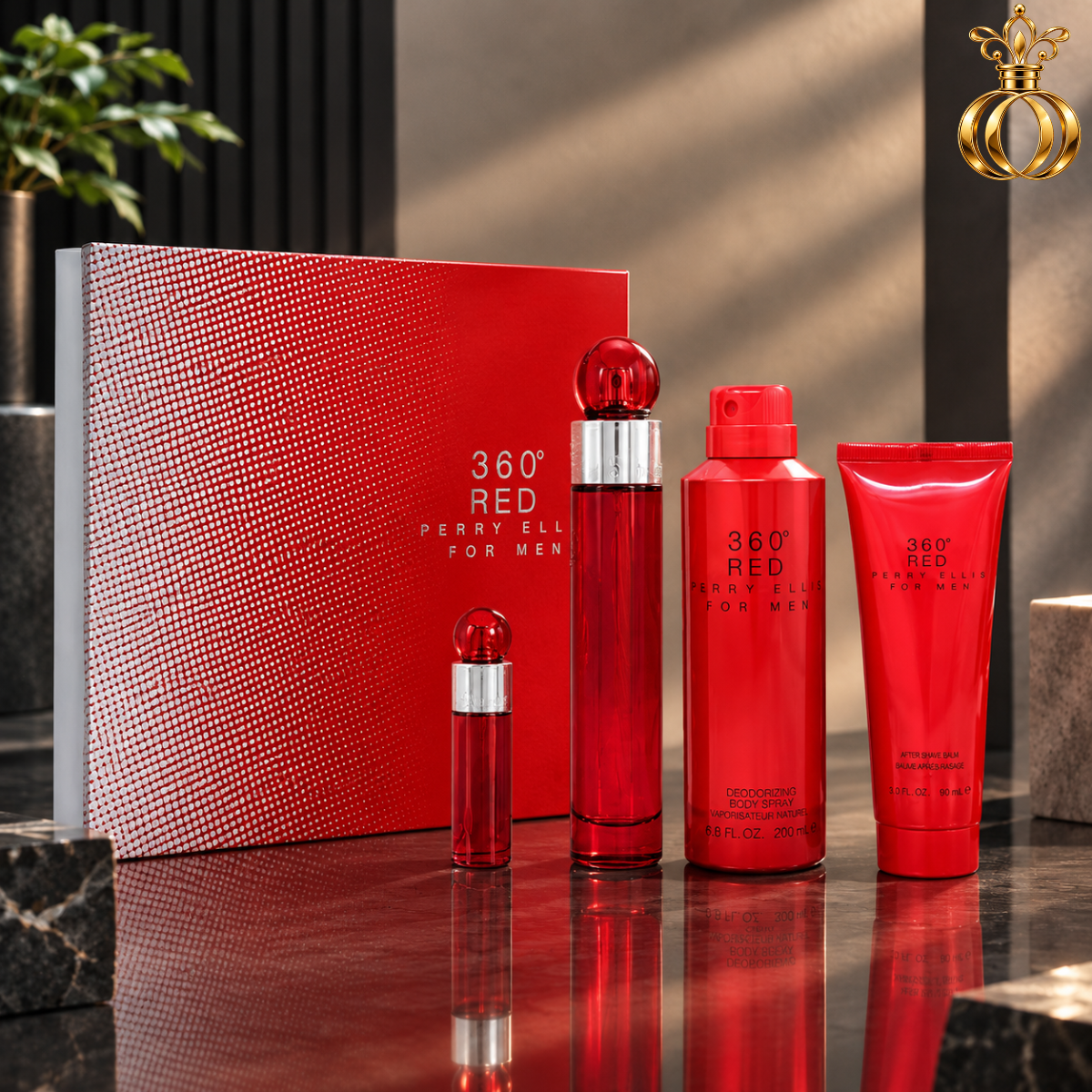Perry Ellis 360 Red 4-Piece Gift Set for Men