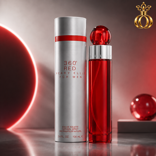Perry Ellis 360 Red for Men Eau de Toilette 3.4 oz 100 mL