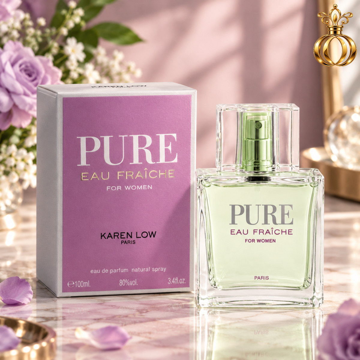 Pure Eau Fraiche by Karen Low Eau de Parfum Spray for Women 