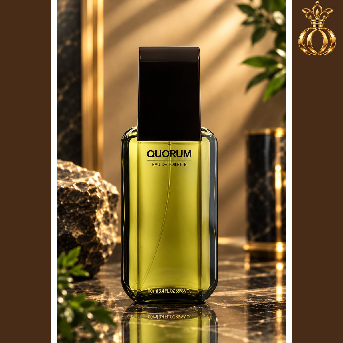 Quorum by Antonio Puig for Men Eau de Toilette Spray 3.4 Oz  