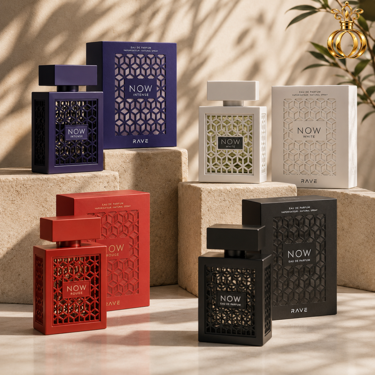 RAVE Eau de Parfum 4-Piece Gift Set for Men & Women 