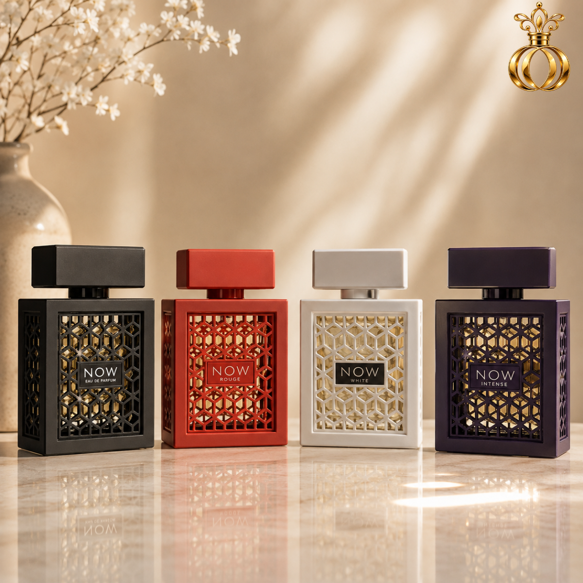 RAVE Eau de Parfum 4-Piece Gift Set for Men & Women  4 x 3.4 Oz  