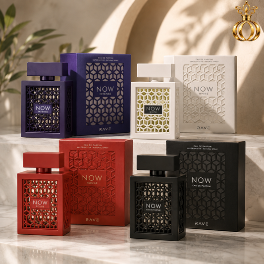 RAVE Eau de Parfum 4-Piece Gift Set for Men & Women  4 x 3.4 Oz  100 ml Full-Size Fragrances