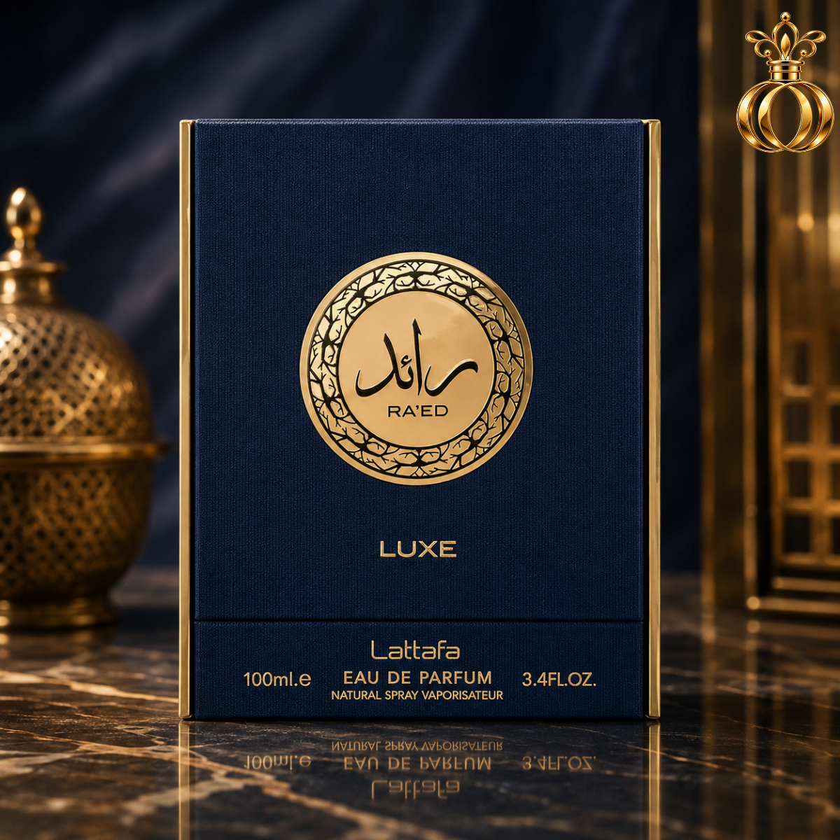 Ra'ed Gold Luxe fruity spicy fragrance