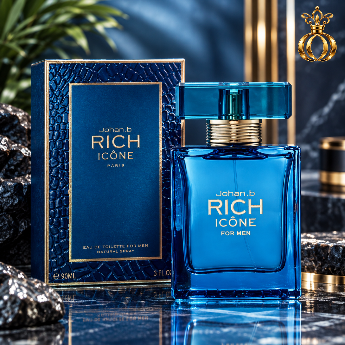 Rich Icone by Johan B Eau de Toilette Spray for Men 