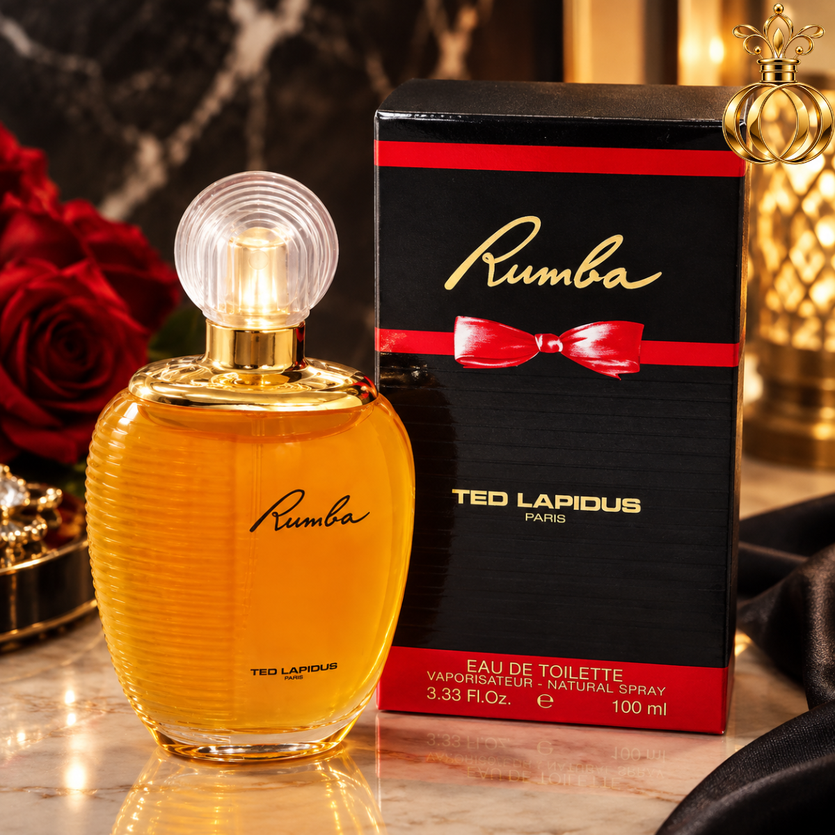Rumba by Ted Lapidus for Women Eau de Toilette Spray 3.4 Oz