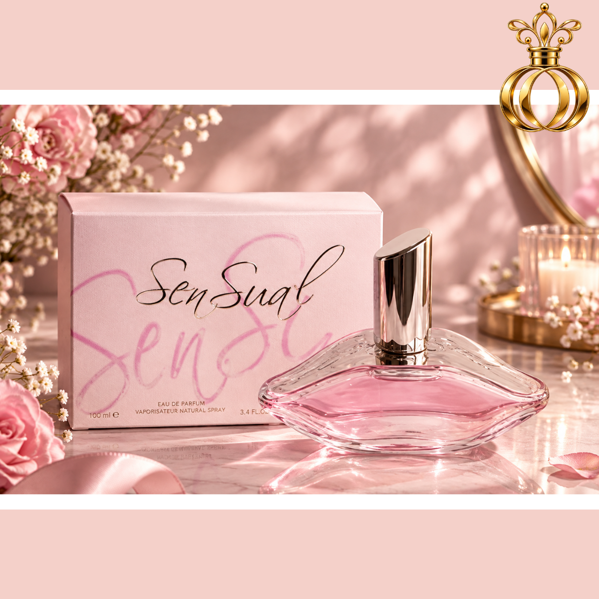 Sensual by Johan B Eau de Parfum Spray for Women 2.8 Oz / 85 ml