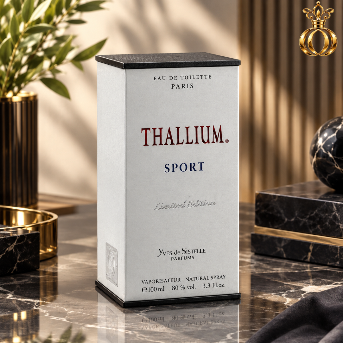 Thallium Sport by Jacques Evard Eau de Toilette Spray for Men 