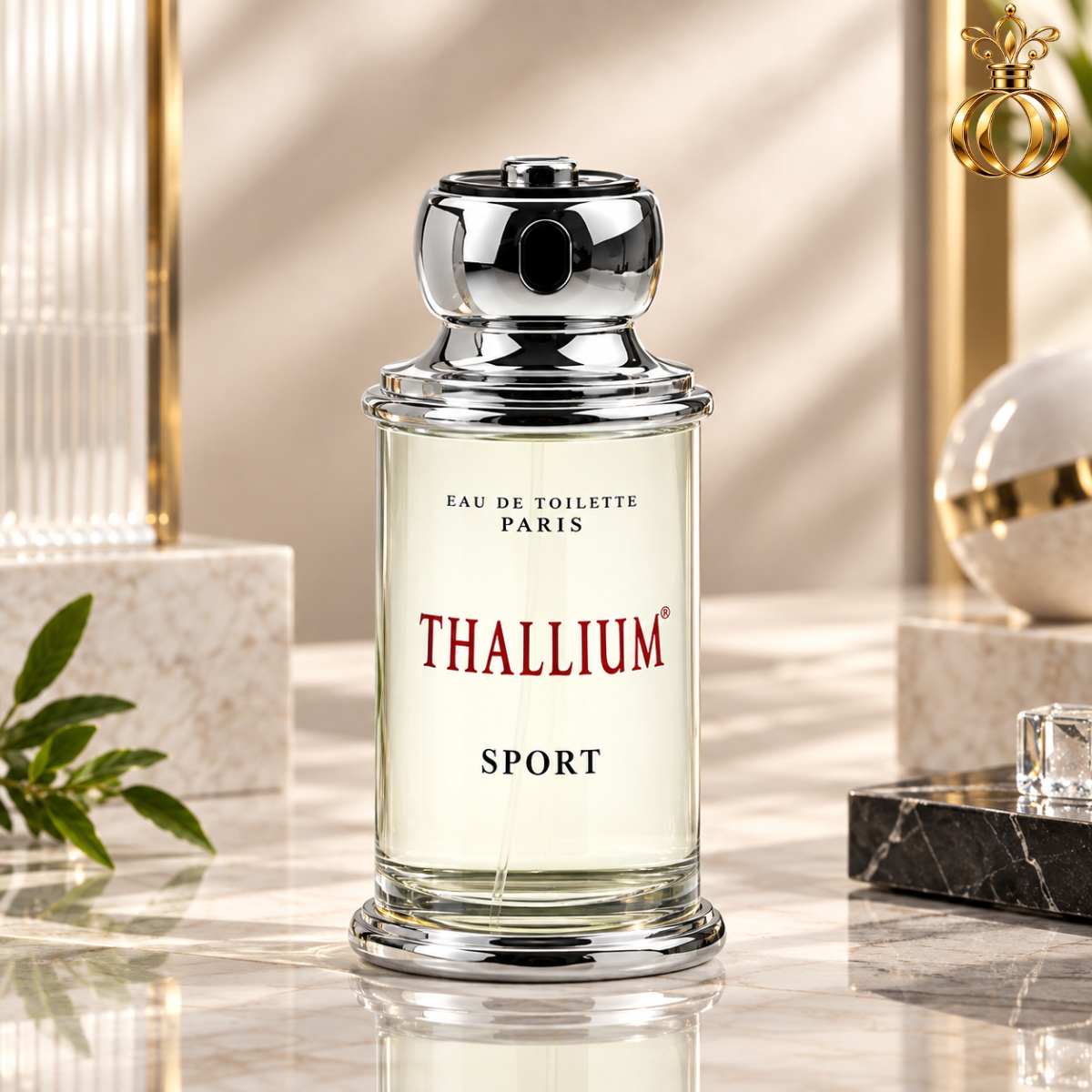 Thallium Sport by Jacques Evard Eau de Toilette Spray for Men 3.3 Oz