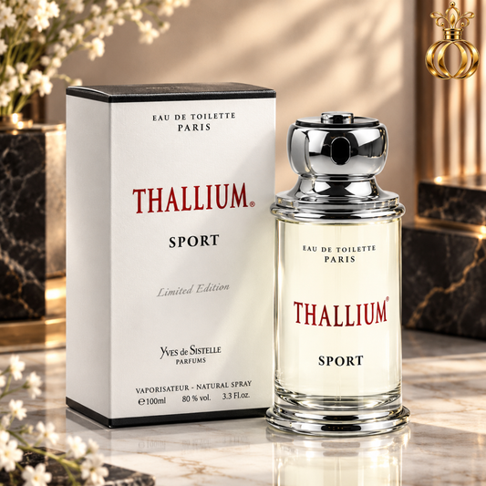 Thallium Sport by Jacques Evard Eau de Toilette Spray for Men 3.3 Oz  100 ml