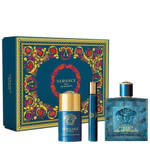 Versace Eros Eau de Toilette, Deodorant or Travel Spray, Aromatic Fougere