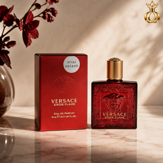Versace Eros Flame Eau de Parfum Spray for Men 0.17 Oz  5 ml