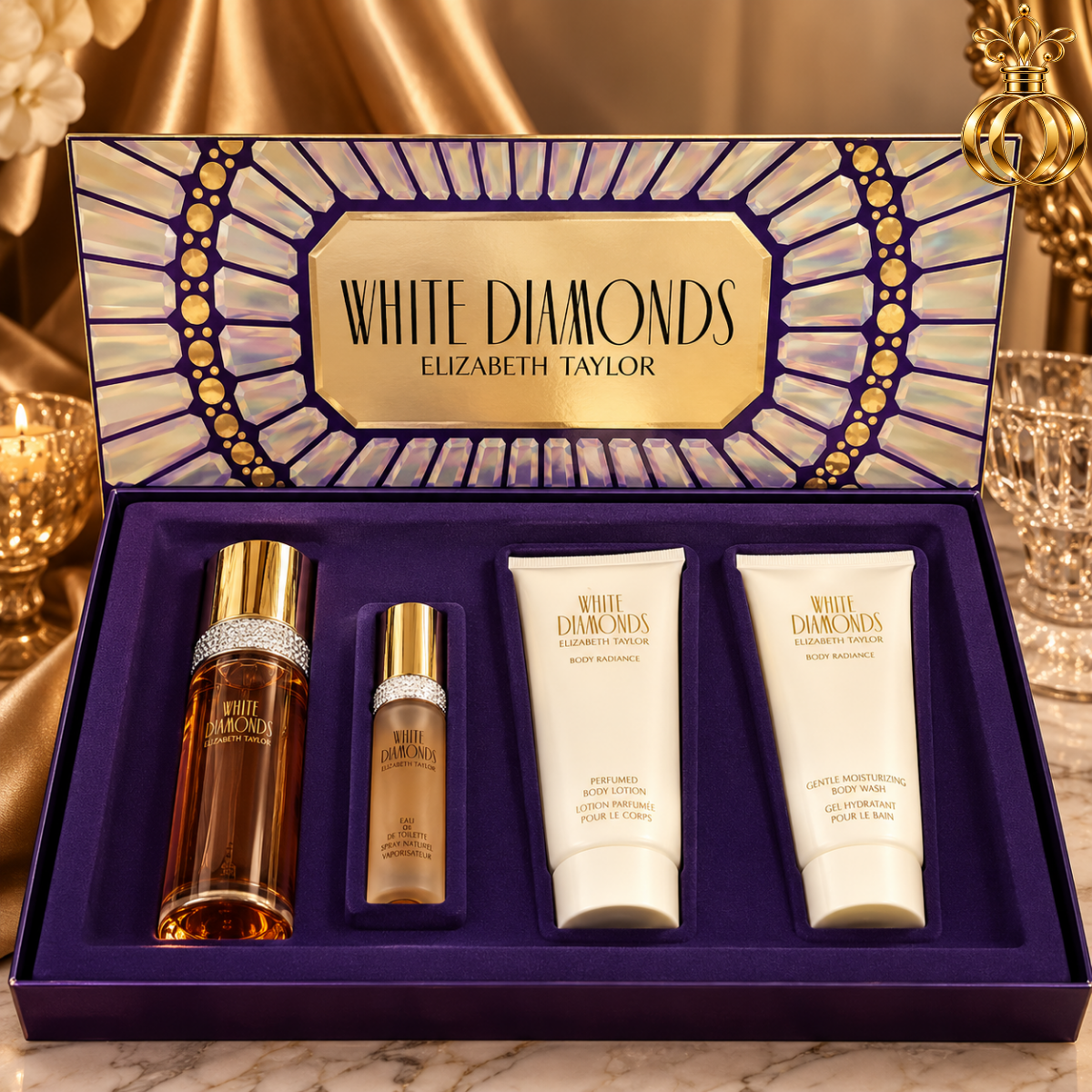 White Diamonds for Women Fragrance 4 Piece Gift Set