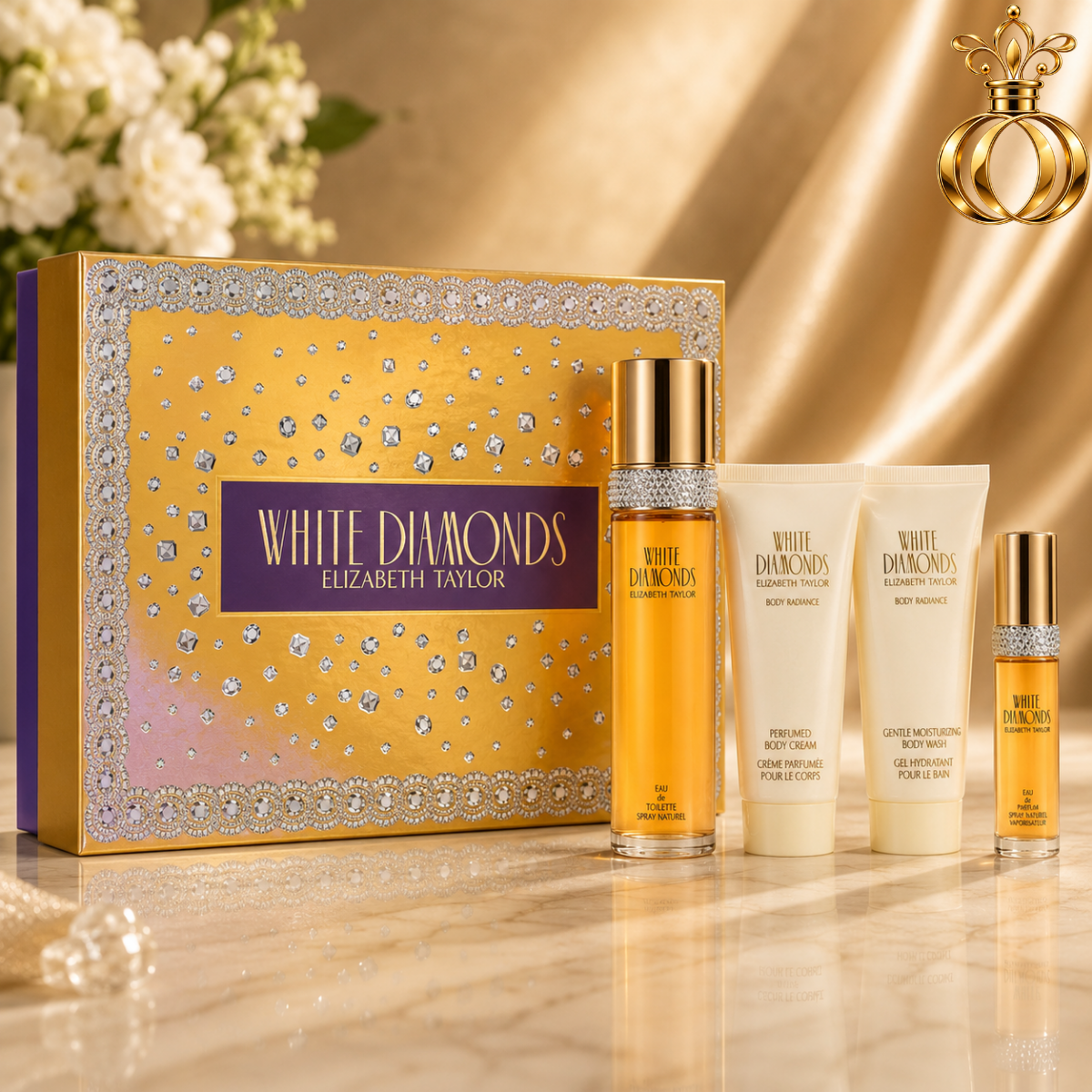 White Diamonds gift set for women