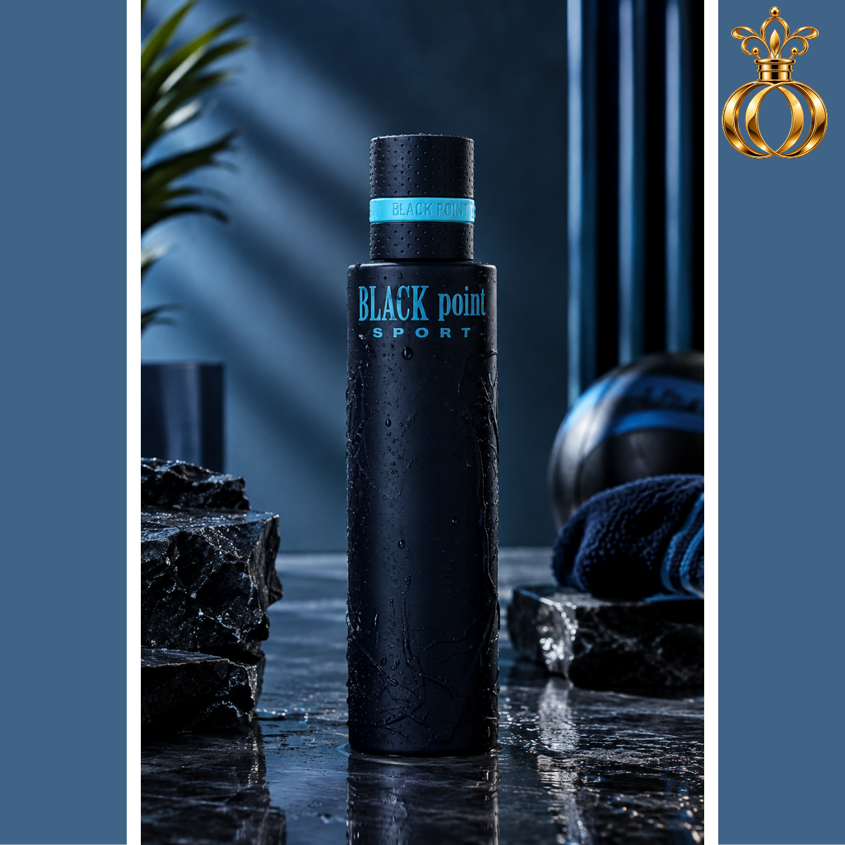 YZY Black Point Sport Eau de Parfum Spray for Men 3.4 Oz 