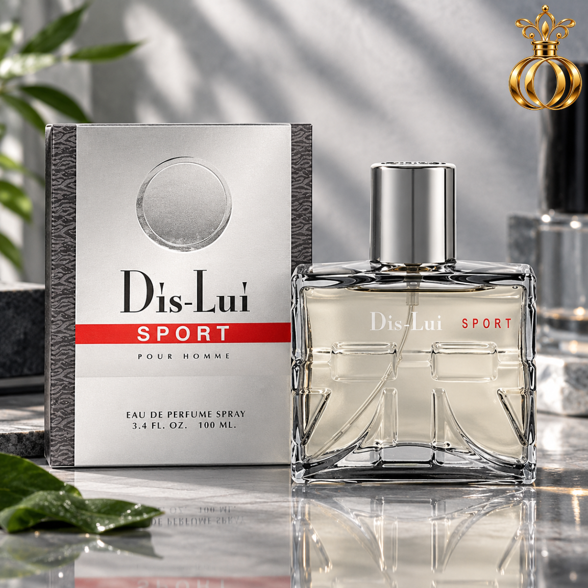 YZY Perfume Dis-Lui Sport Eau de Parfum for Men 3.4 Oz / 100 ml