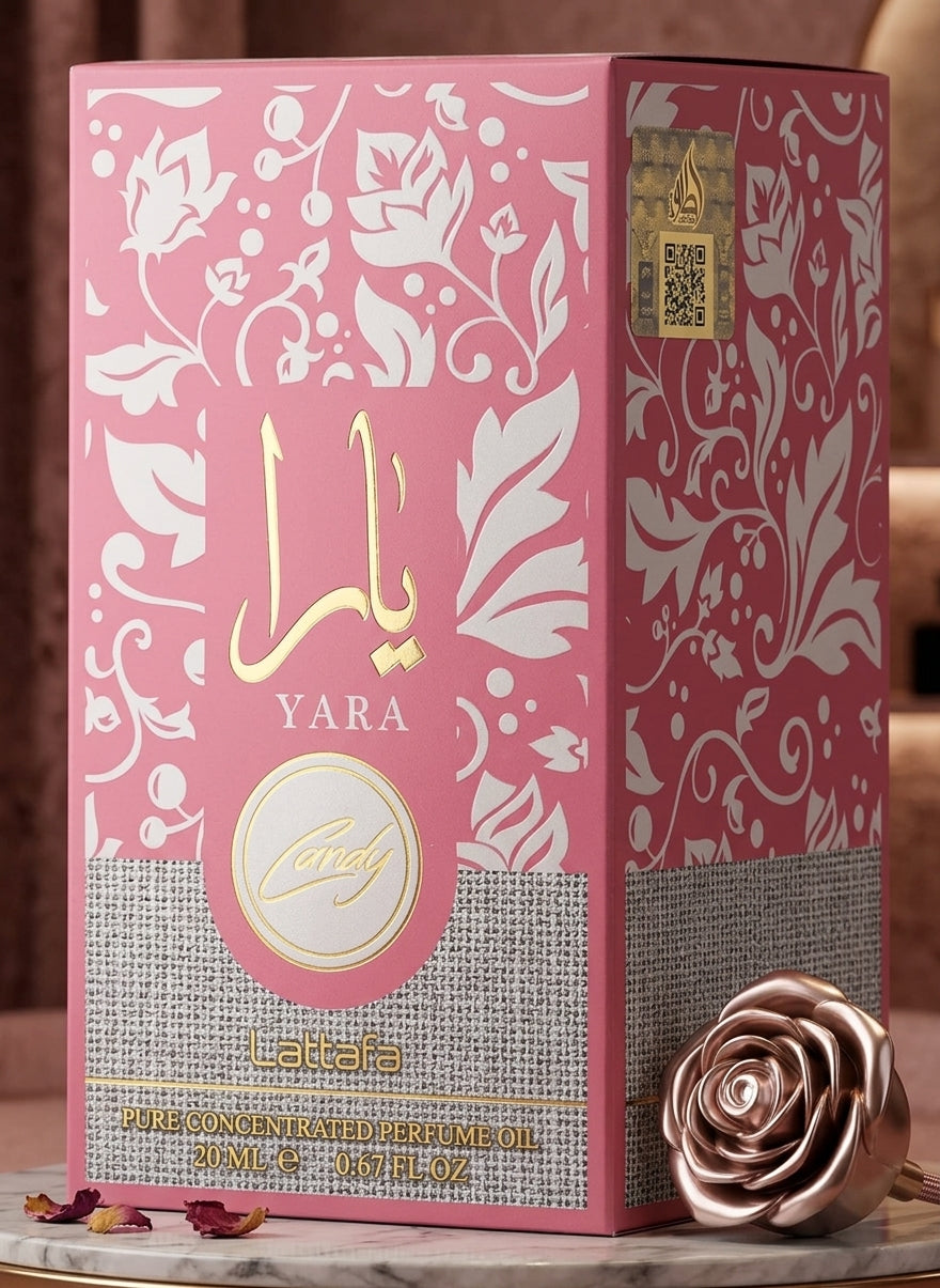 Lattafa Yara Candy sweet fruity gourmand fragrance