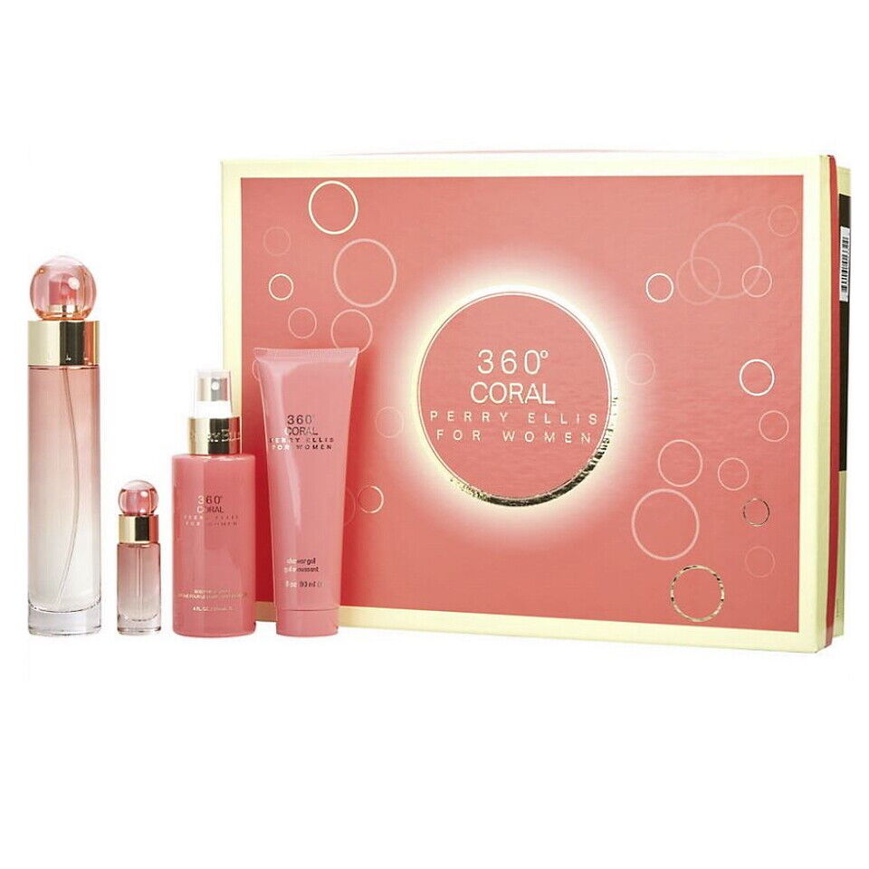 360 Coral 4 Piece Gift Set